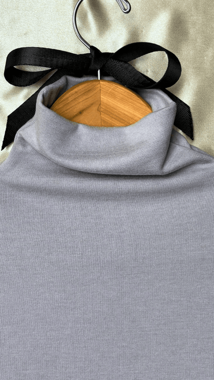 KeepWarm Long Sleeve Gray Turtleneck Top - TRÈS FOU OR SOMETHING