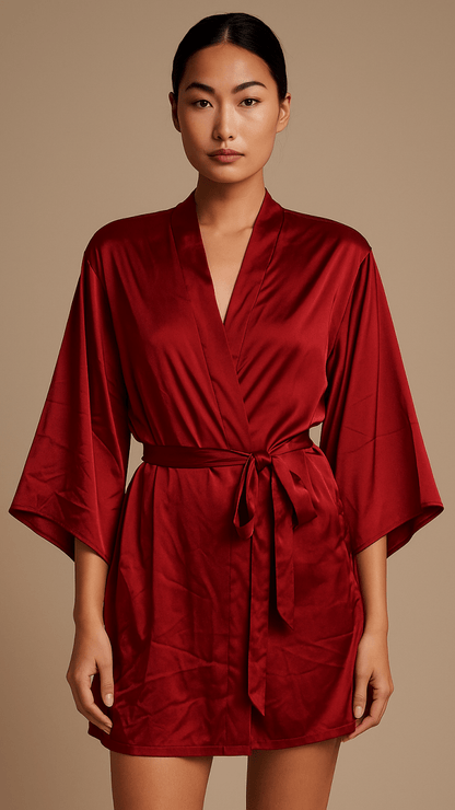 Little Red Riding Kimono Robe - CHAMBRE 535
