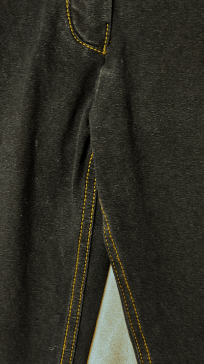 Low Rise Stay Up Butt Enhancer Black Jeggings - TRÈS FOU OR SOMETHING