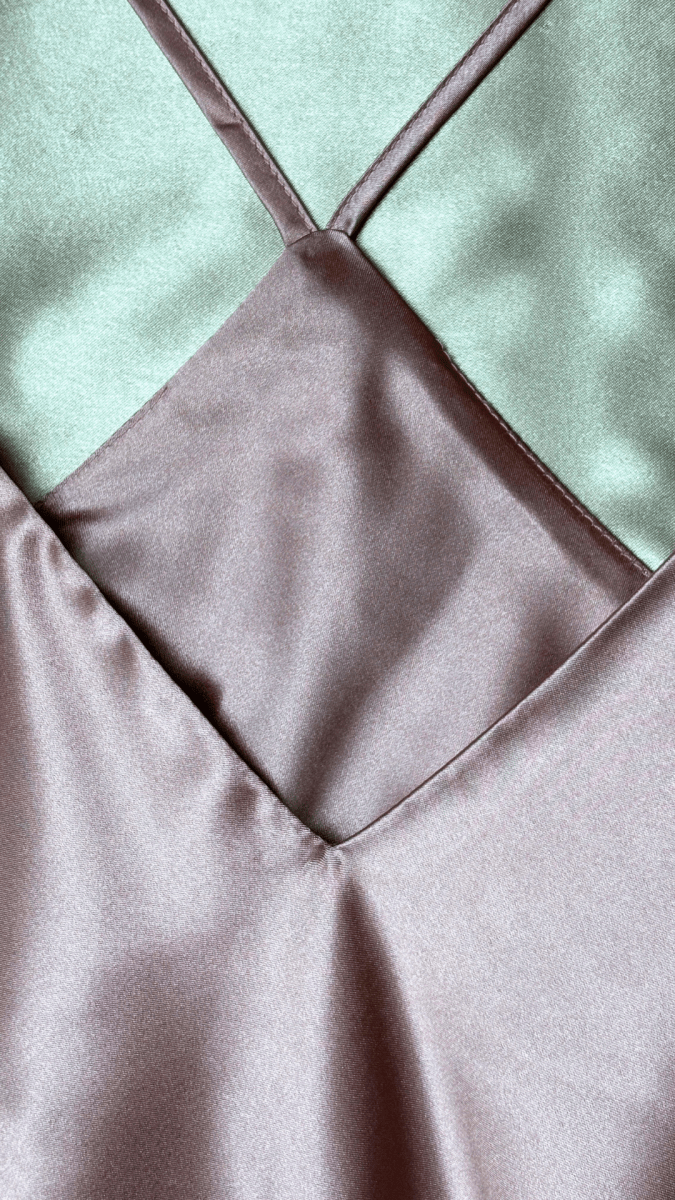 Luxury Satin Pink Pajama Tank - TRÈS FOU OR SOMETHING