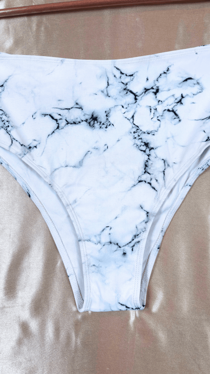 Marble Bikini Bottom - TRÈS FOU OR SOMETHING