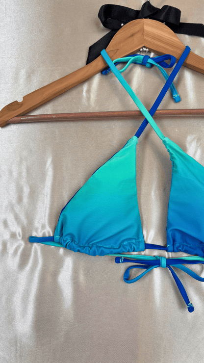 Mediterranean Blues Bikini Top - TRÈS FOU OR SOMETHING