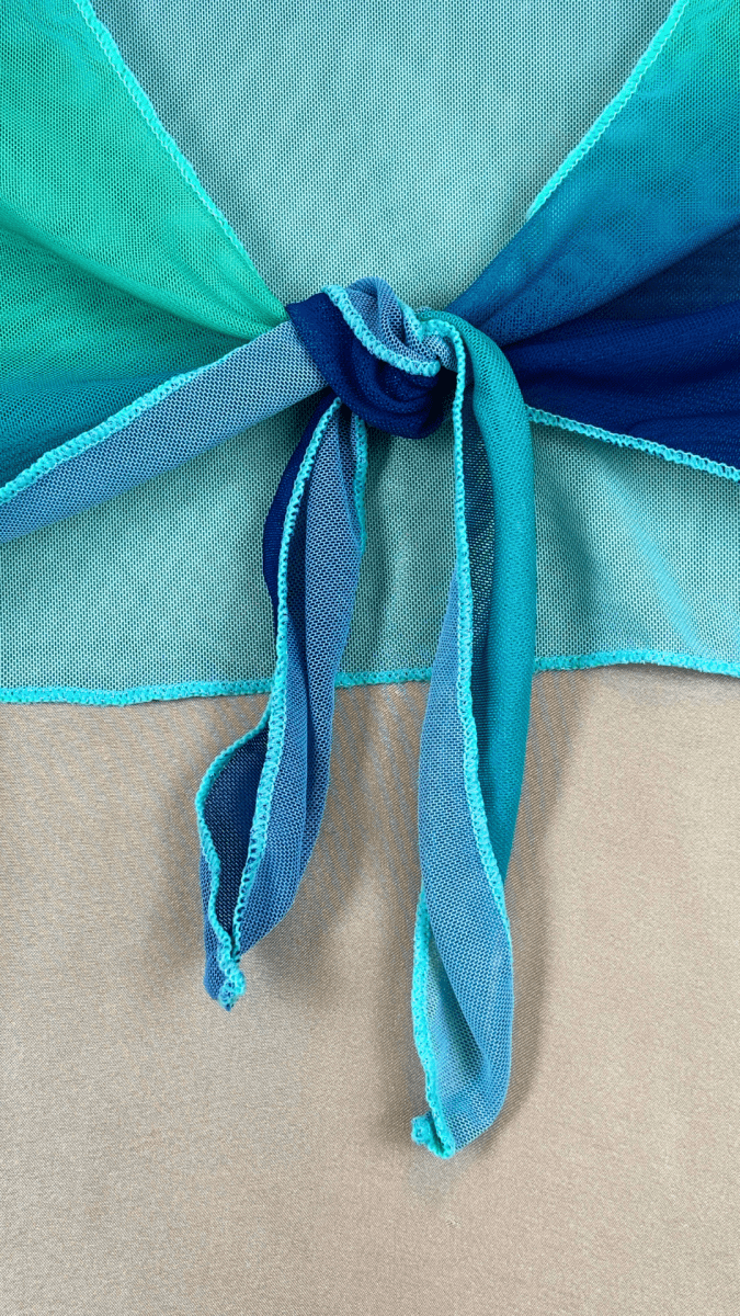 Mediterranean Blues Cover Up Top - TRÈS FOU OR SOMETHING