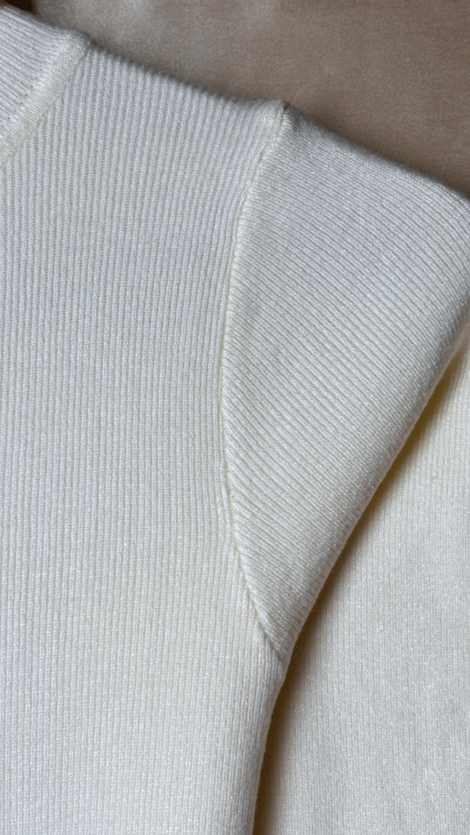 Mermaid Turtleneck Cream Dress - TRÈS FOU OR SOMETHING