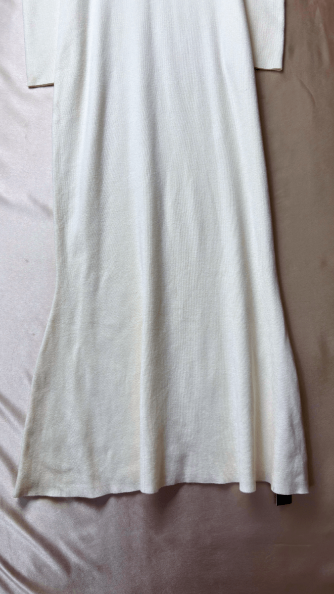 Mermaid Turtleneck Cream Dress - TRÈS FOU OR SOMETHING
