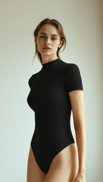 Minimal Turtle Short Sleeve Bodysuit - TRÈS FOU OR SOMETHING
