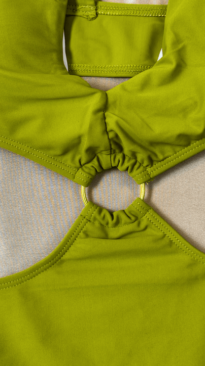 Olive You One Piece Swim Suit - TRÈS FOU OR SOMETHING