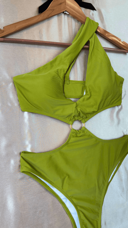 Olive You One Piece Swim Suit - TRÈS FOU OR SOMETHING
