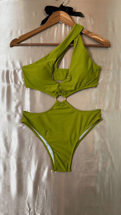Olive You One Piece Swim Suit - TRÈS FOU OR SOMETHING