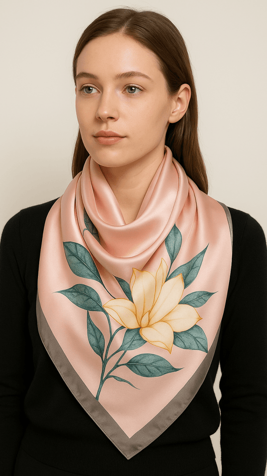 Peach Blossom Scarf - TRÈS FOU OR SOMETHING