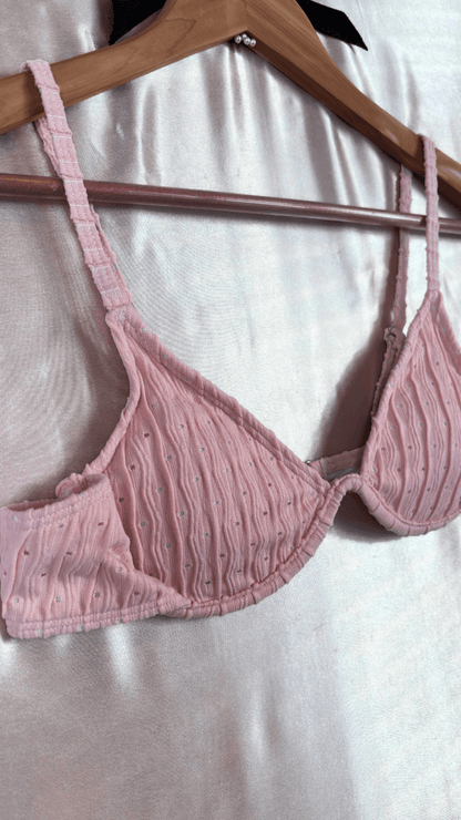 Peach Blossoms Bikini Top - TRÈS FOU OR SOMETHING
