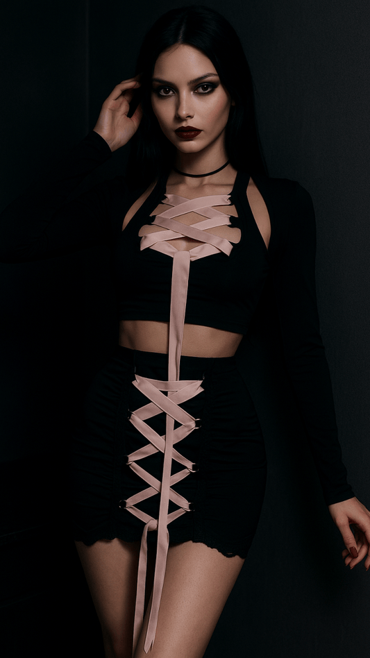 Pink Ribbon Tease Skirt - TRÈS FOU OR SOMETHING