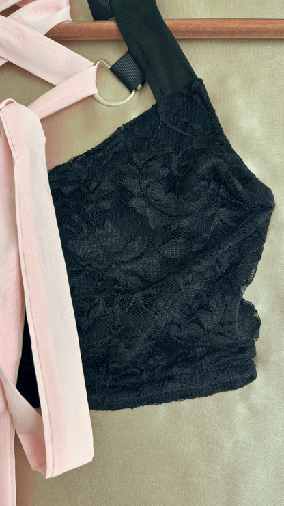 Pink Ribbon Tease Top - TRÈS FOU OR SOMETHING