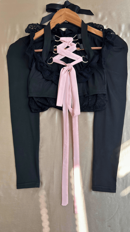 Pink Ribbon Tease Top - TRÈS FOU OR SOMETHING