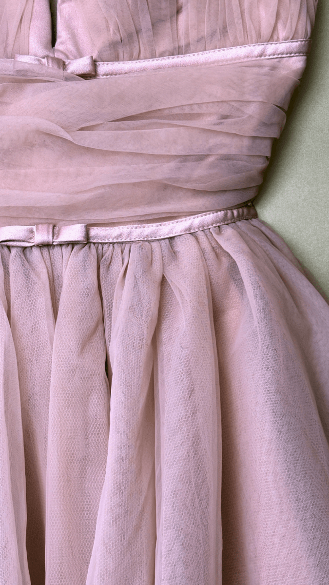 Pink Tulle n Bows Dress - TRÈS FOU OR SOMETHING