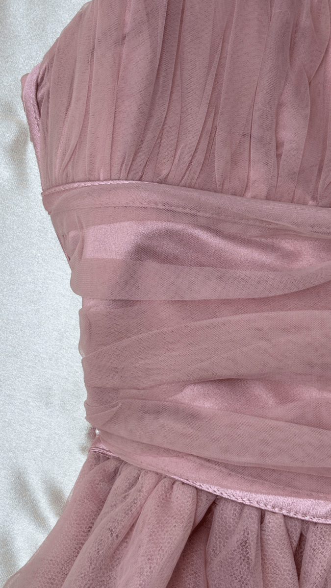 Pink Tulle n Bows Dress - TRÈS FOU OR SOMETHING