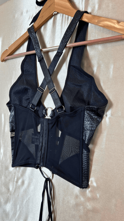 Pleather Tease Top - TRÈS FOU OR SOMETHING