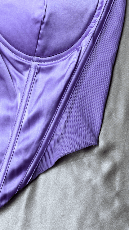 Satin Boning Top - TRÈS FOU OR SOMETHING