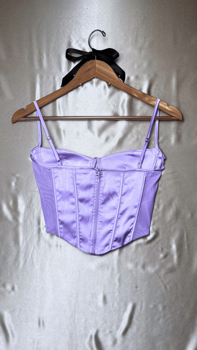 Satin Boning Top - TRÈS FOU OR SOMETHING