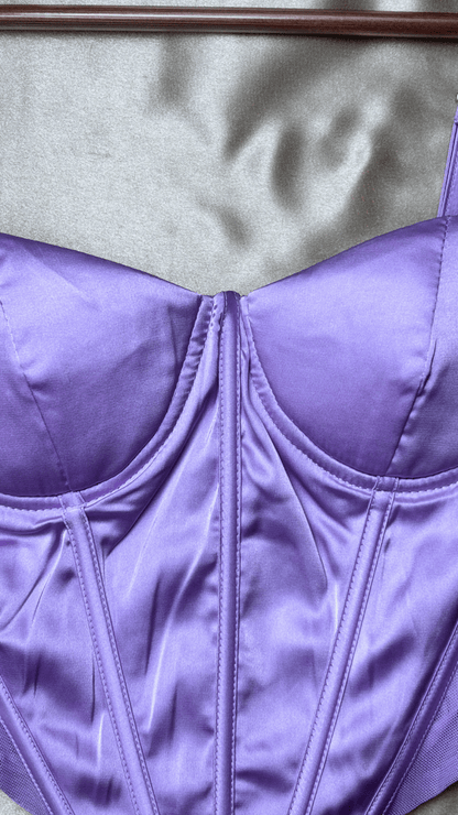 Satin Boning Top - TRÈS FOU OR SOMETHING