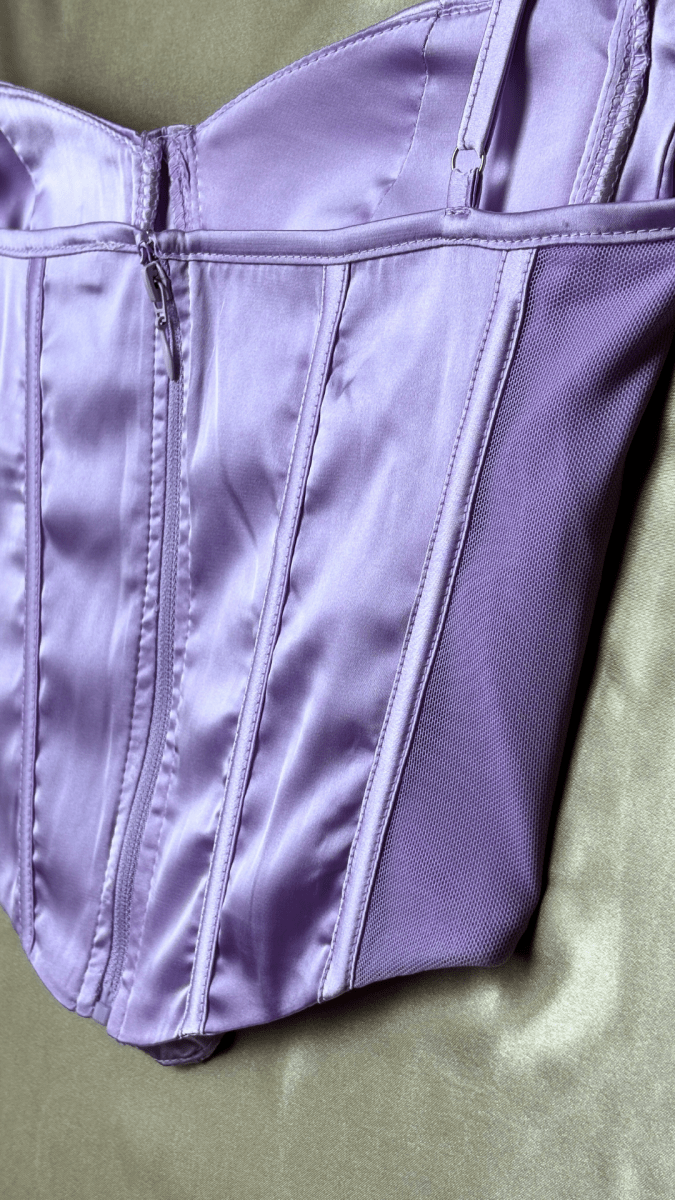 Satin Boning Top - TRÈS FOU OR SOMETHING