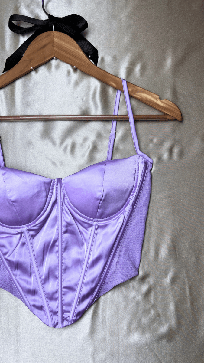 Satin Boning Top - TRÈS FOU OR SOMETHING