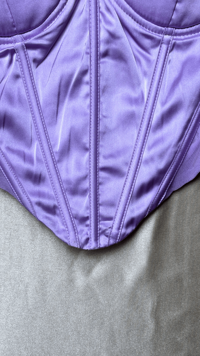 Satin Boning Top - TRÈS FOU OR SOMETHING