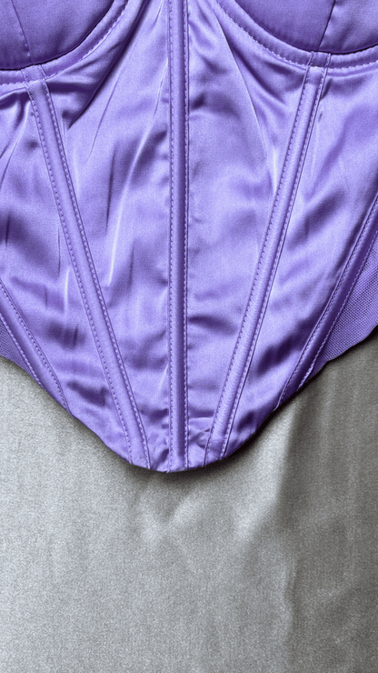 Satin Boning Top - TRÈS FOU OR SOMETHING