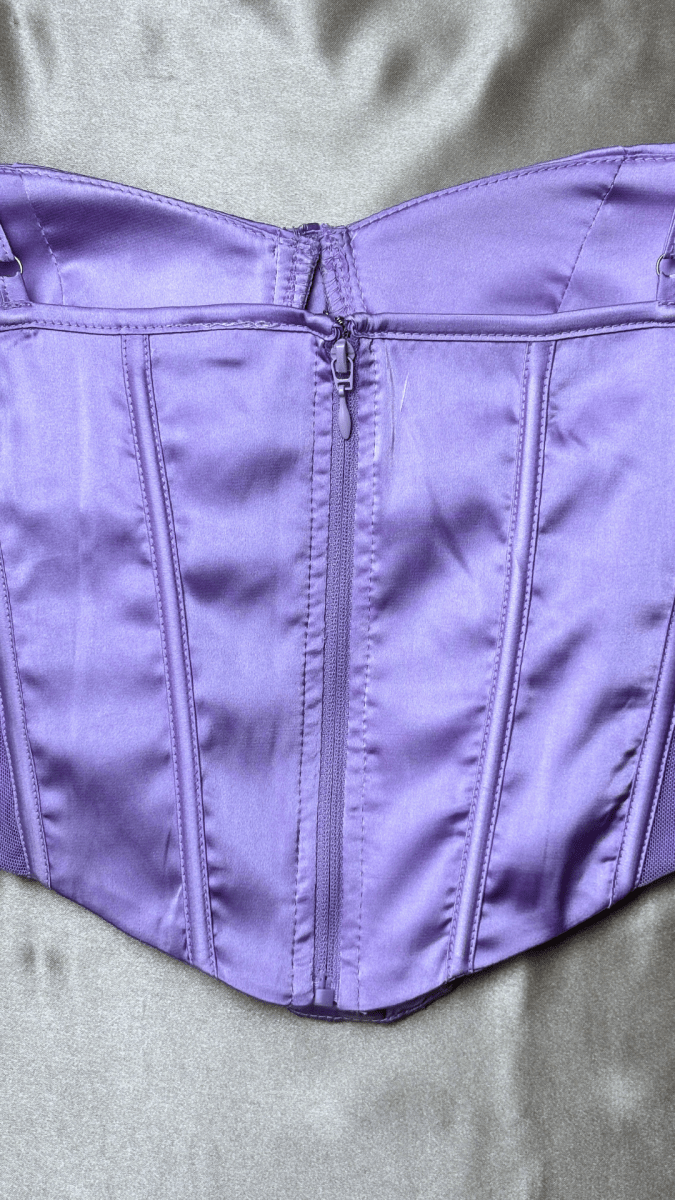 Satin Boning Top - TRÈS FOU OR SOMETHING