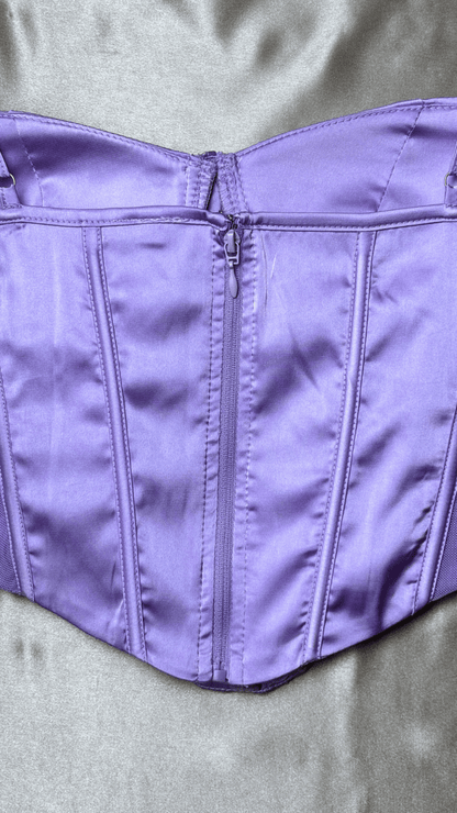 Satin Boning Top - TRÈS FOU OR SOMETHING