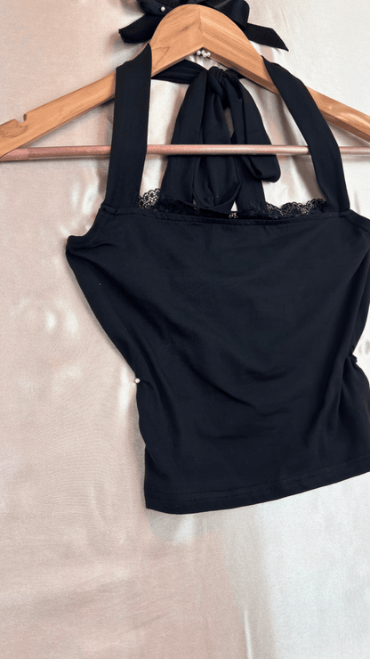 Scalloped Halter Top - TRÈS FOU OR SOMETHING