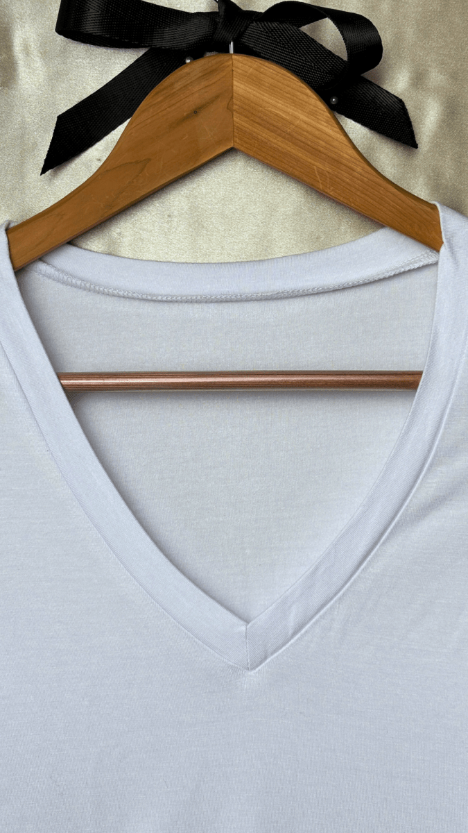 SmoothFlexi Plunge Long Sleeve White Bodysuit - TRÈS FOU OR SOMETHING