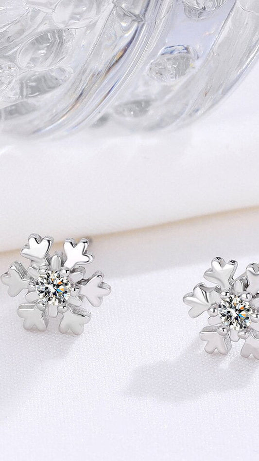 Snowflake Earrings - TRÈS FOU OR SOMETHING