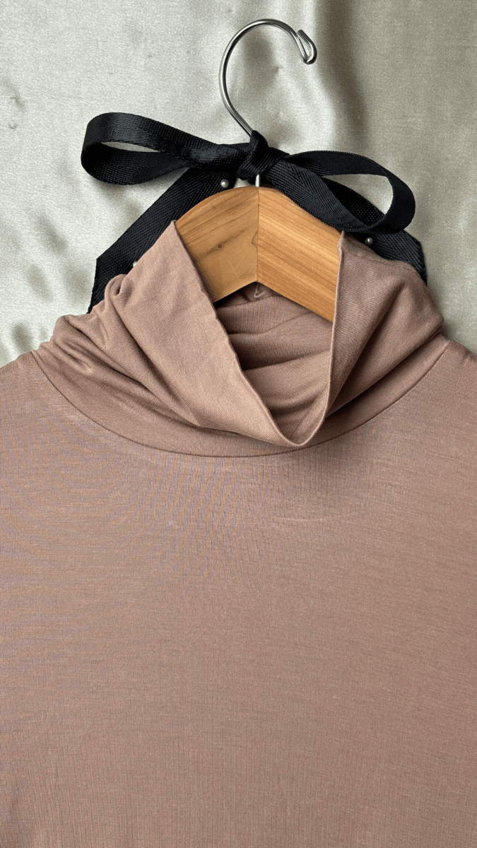 SoFree Long Sleeve Turtleneck Fawn Top - TRÈS FOU OR SOMETHING