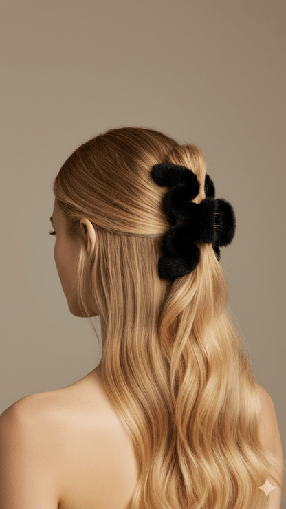Soft Fur Hair Clip - CHAMBRE 535
