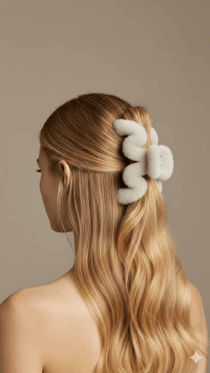 Soft Fur Hair Clip - CHAMBRE 535