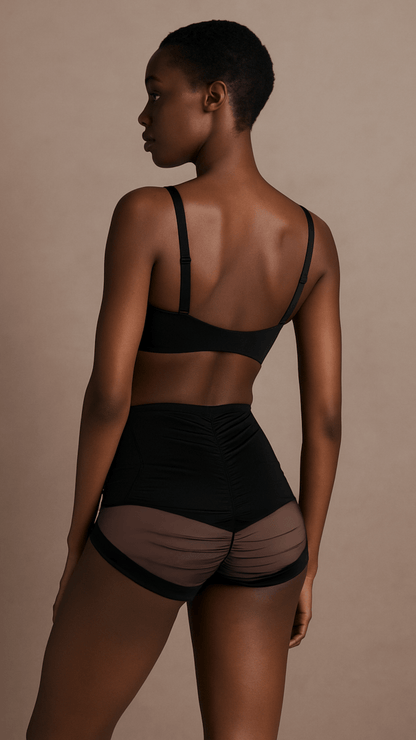 Stay Up Mesh Compression Boyshorts - CHAMBRE 535