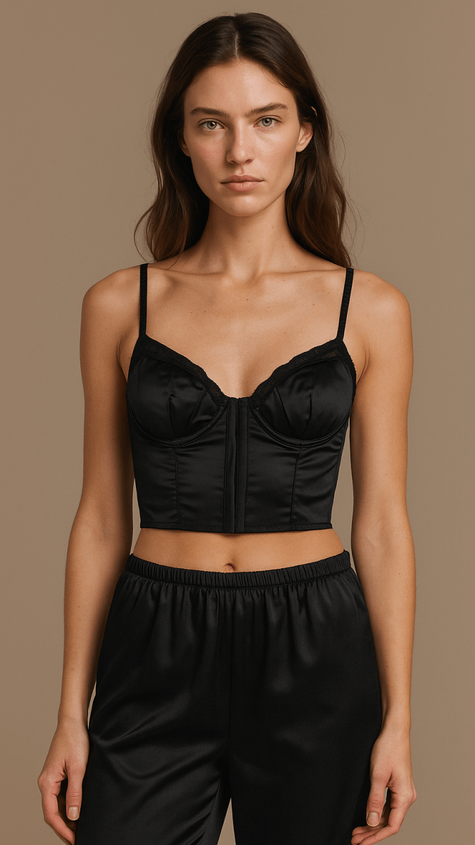 Summer Black Bustier - CHAMBRE 535