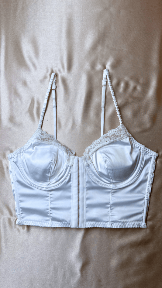 Summer White Bustier - TRÈS FOU OR SOMETHING