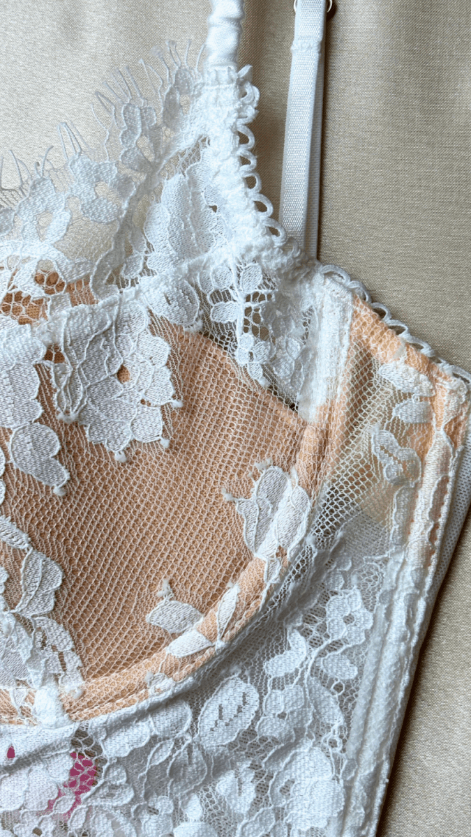 Tiffany White Bralette - TRÈS FOU OR SOMETHING