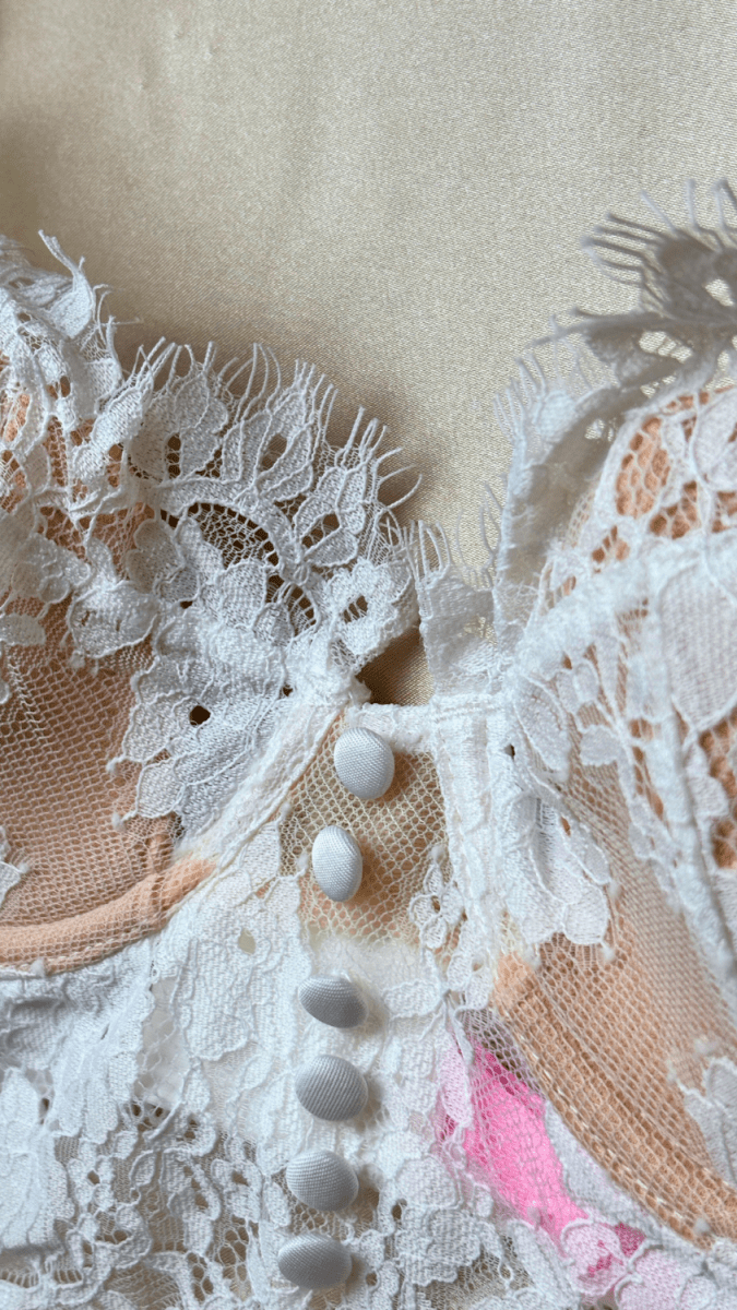 Tiffany White Bralette - TRÈS FOU OR SOMETHING