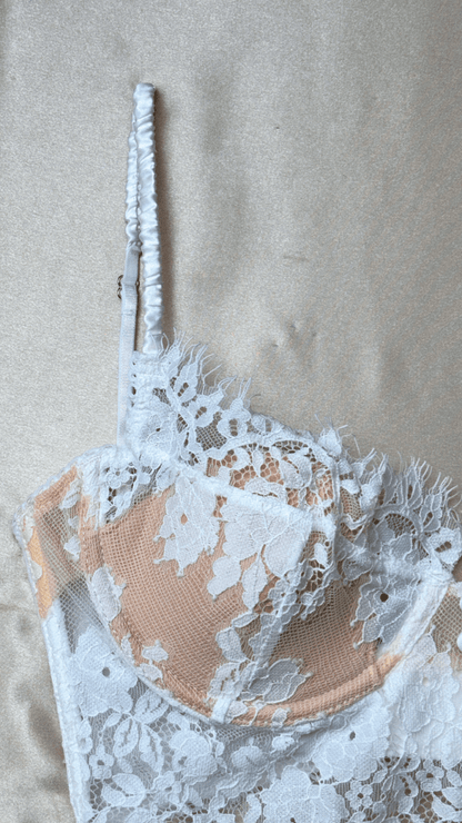 Tiffany White Bralette - TRÈS FOU OR SOMETHING