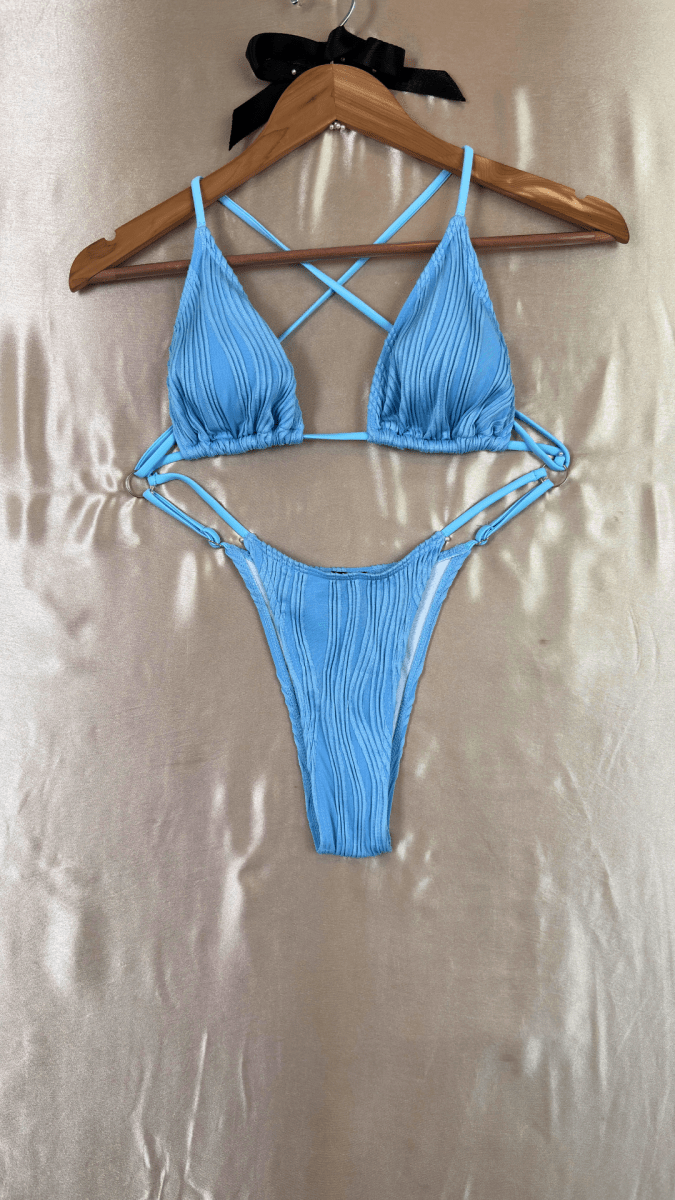 True Blue One Piece Swim Suit - TRÈS FOU OR SOMETHING
