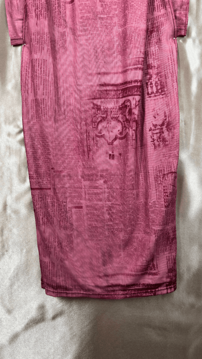 Velvety Articles Dress - TRÈS FOU OR SOMETHING