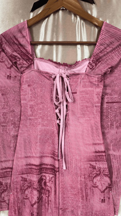 Velvety Articles Dress - TRÈS FOU OR SOMETHING