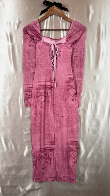 Velvety Articles Dress - TRÈS FOU OR SOMETHING