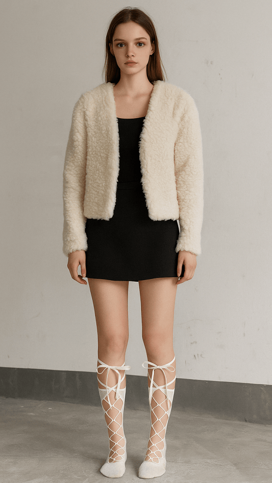 White Lolita Knee Socks - CHAMBRE 535