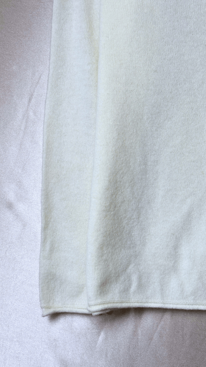 Wool Turtleneck Cream Sweater - TRÈS FOU OR SOMETHING