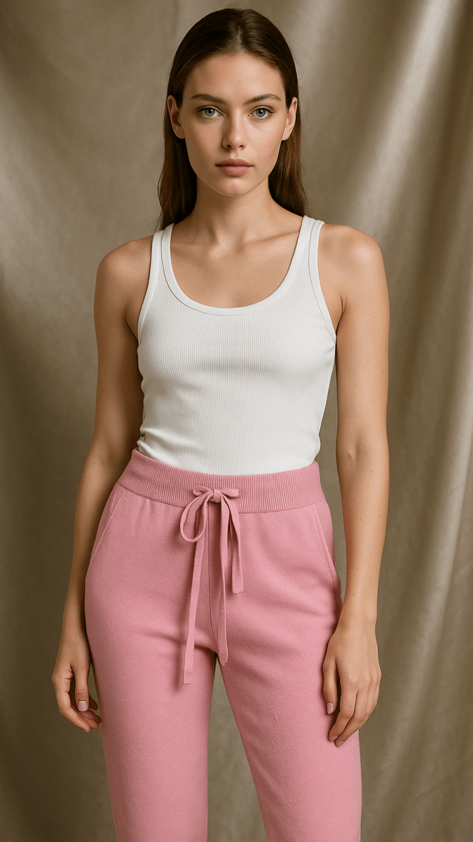 Woolly Luxe Pink Sweatpants - TRÈS FOU OR SOMETHING