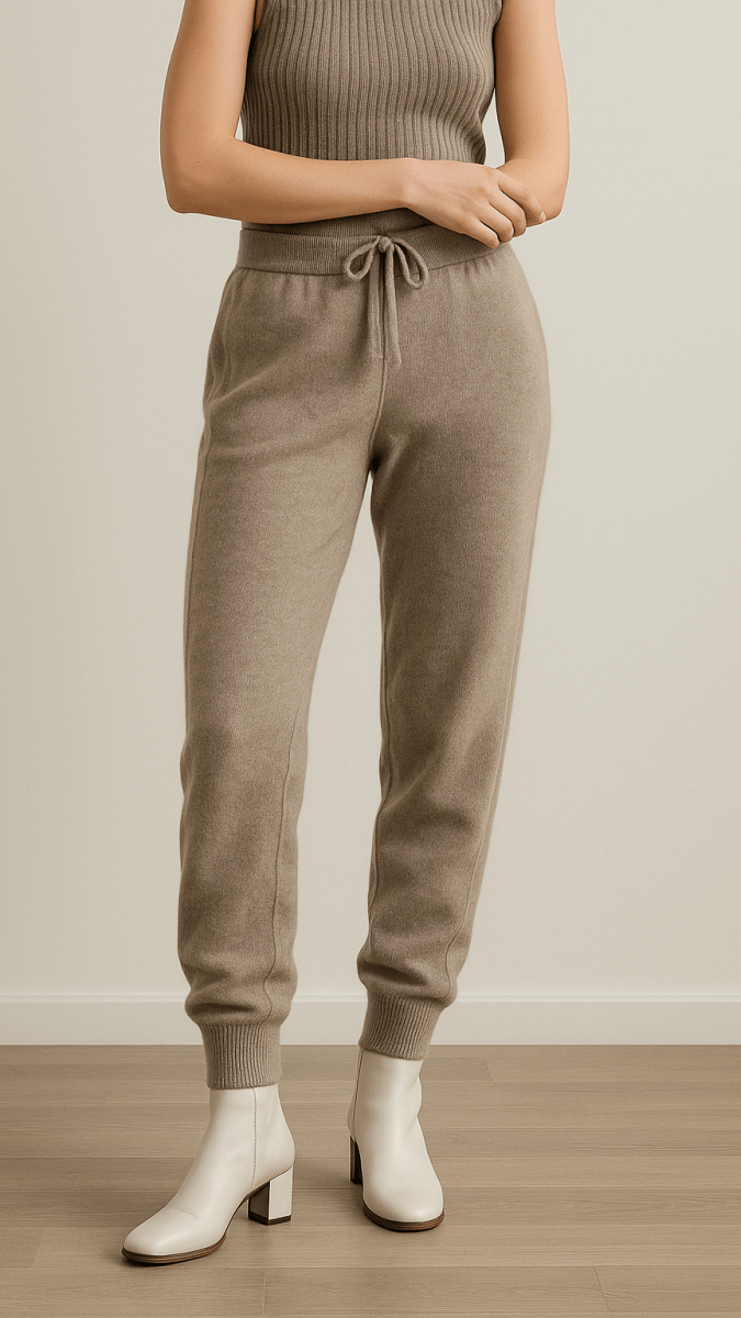 Woolly Luxe Sable Jogger - TRÈS FOU OR SOMETHING